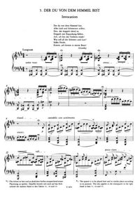 Lieder pour piano 5. Der du von dem Himmel bist - Franz Liszt